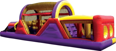 Backyard Inflatable Obstacle Course - 40 ft long